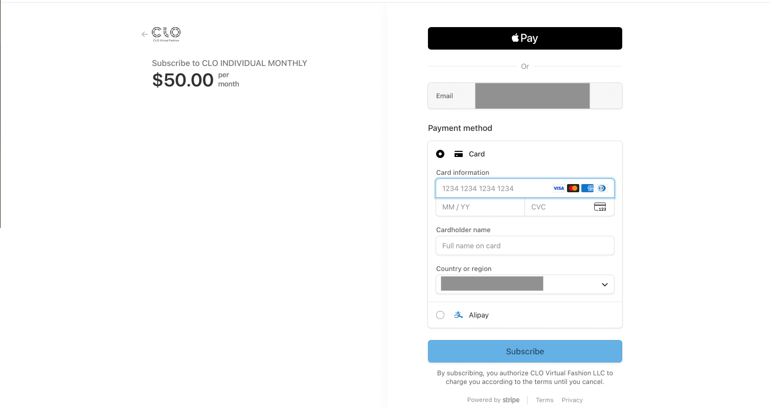 Complete your payment information - Image 2