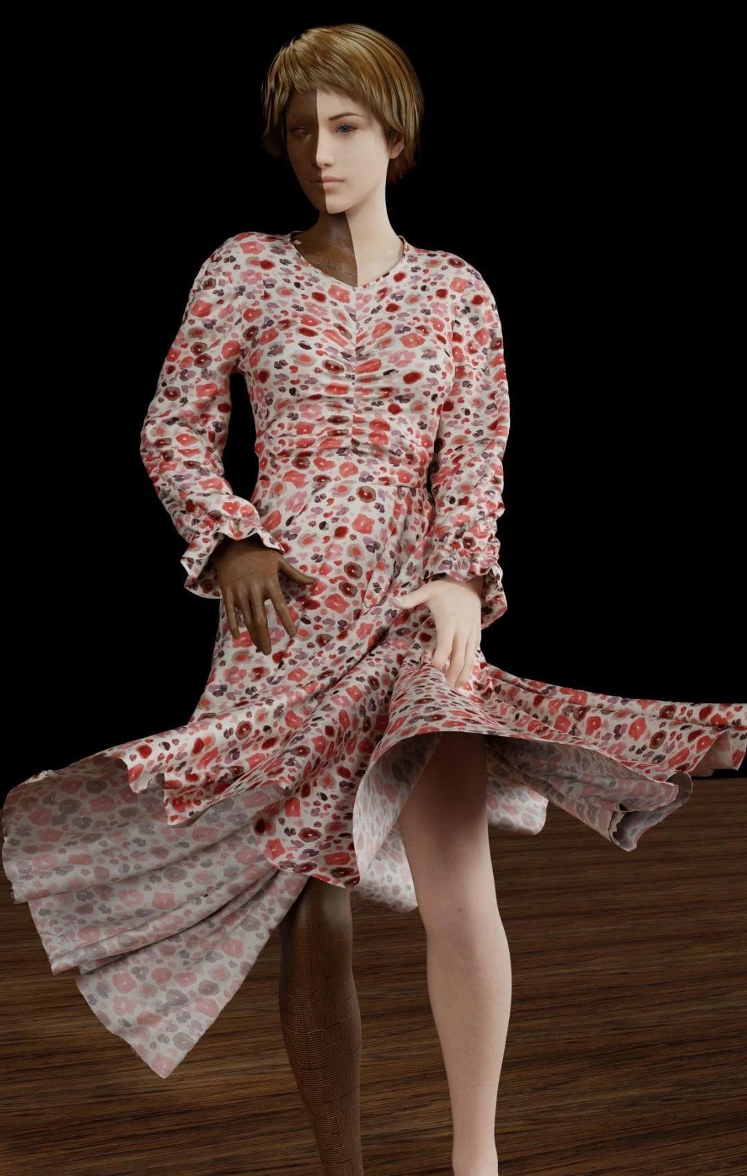 Student work from 3D fashion course