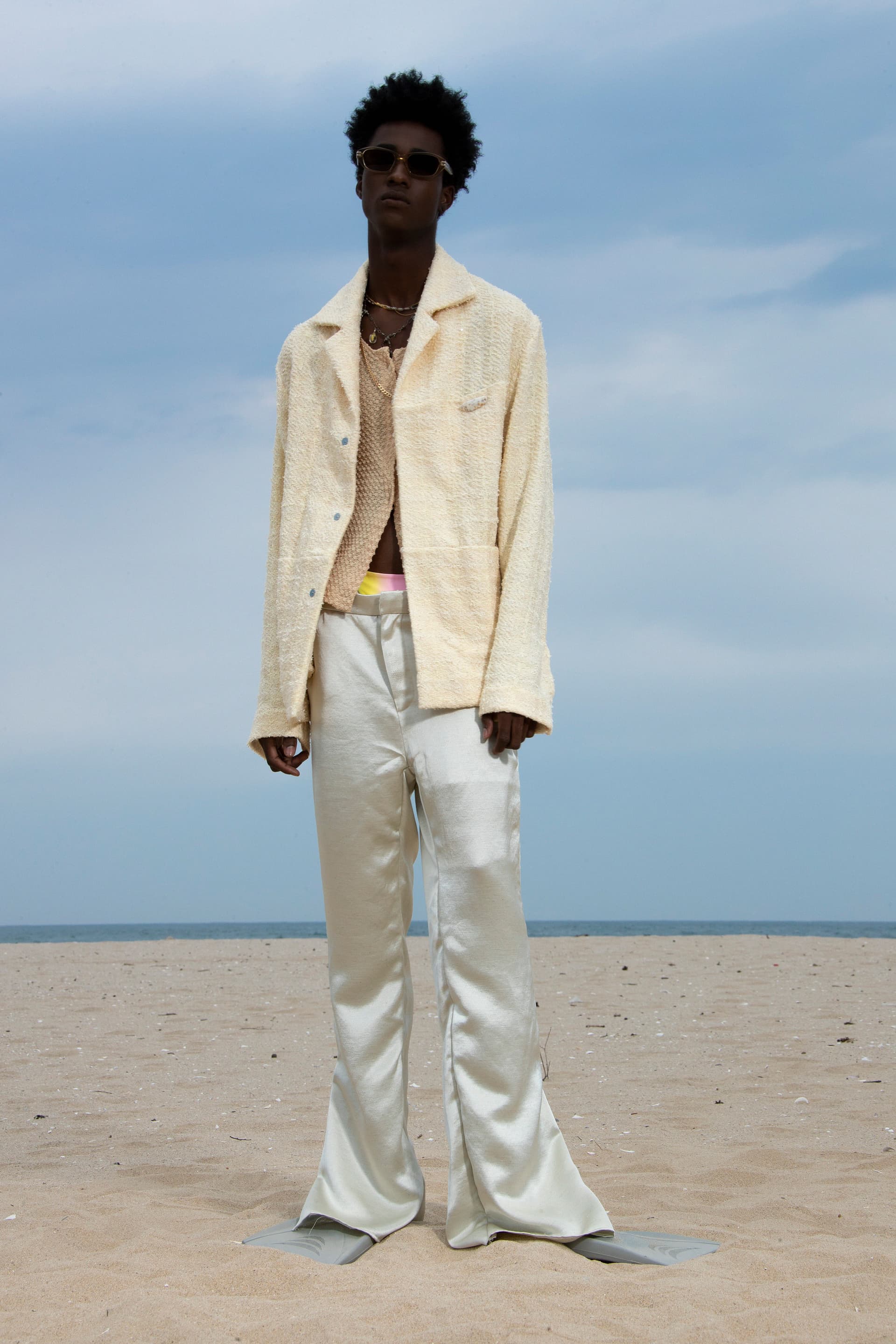 Young N Sang draped menswear