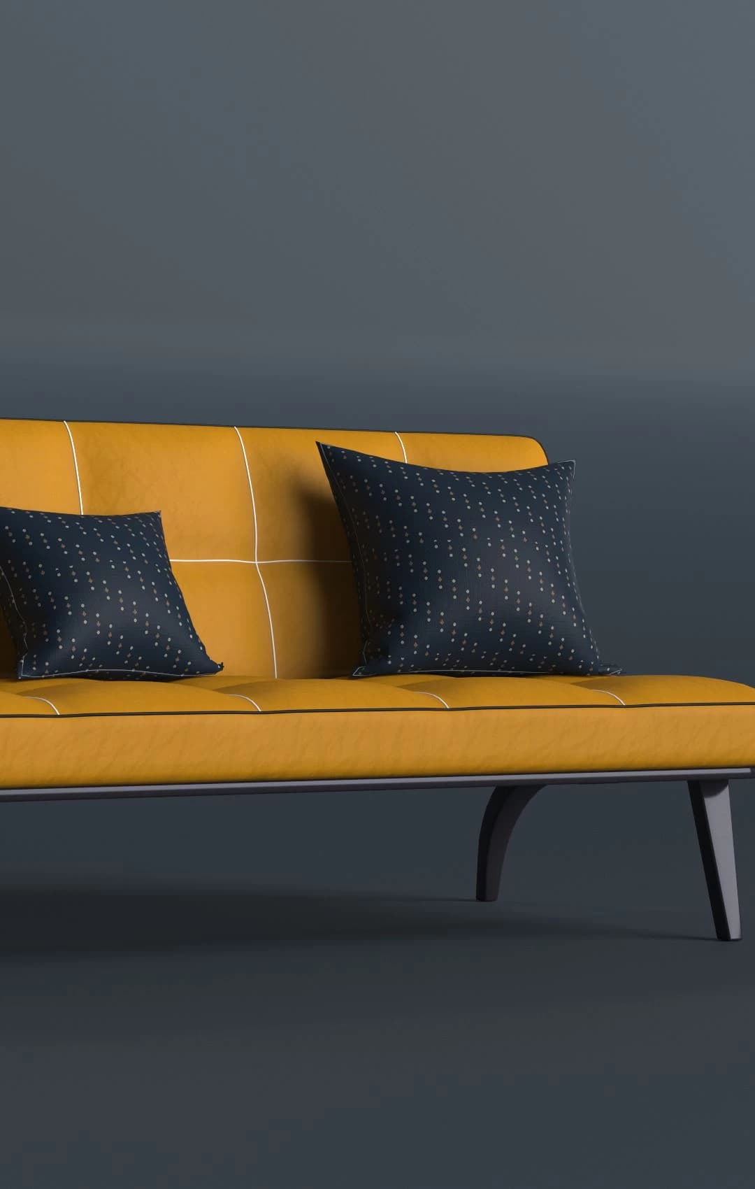 Digital rendering of a modern dress