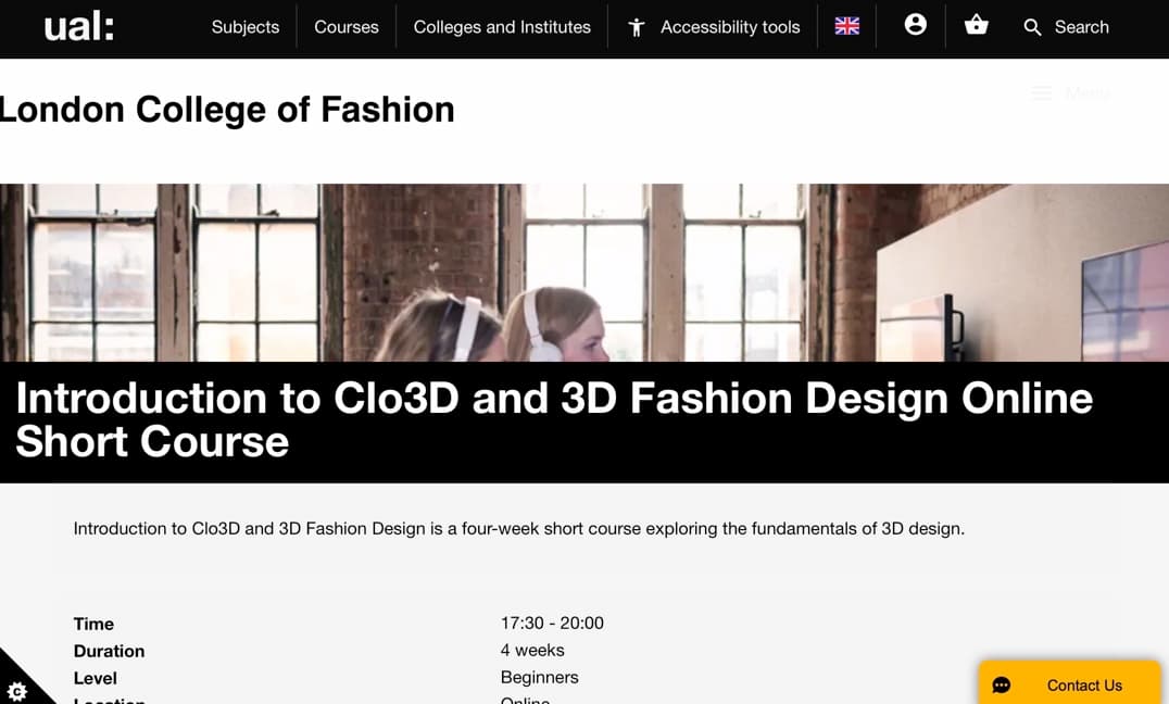 London College of Fashion platform