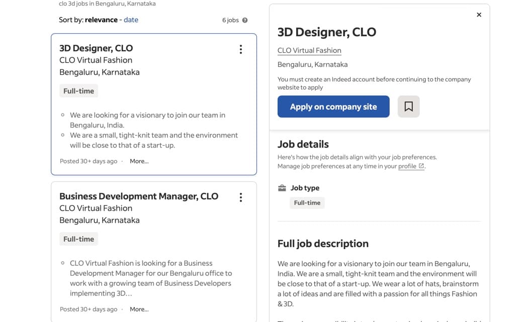 3d digital career search