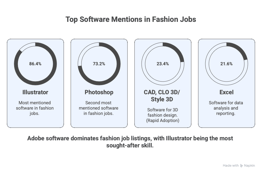 Most In-Demand Fashion Design Software in 2026 (Based on Job Postings)