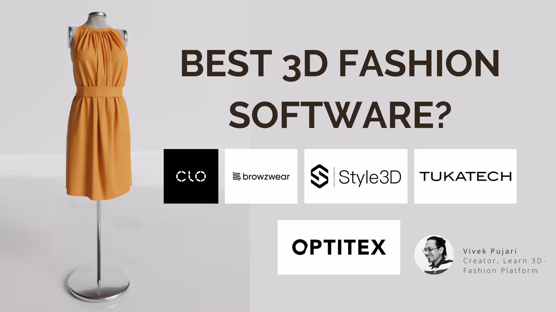CLO, Browzwear, Style3D, Optitex, Tukatech comparison cover page